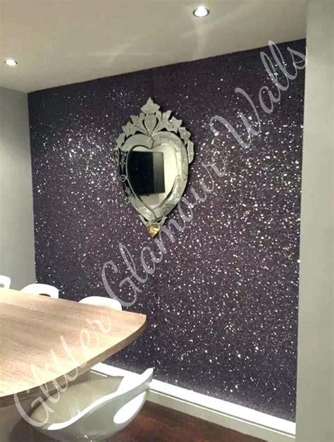 Glitter Wallpaper Bedroom Ideas Silver Glitter Wallpaper - Glitter ...