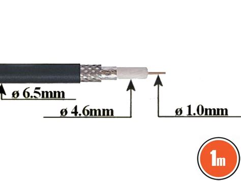 Câble Coaxial 75 Ohms Coax 004 B Cu D Avtronic