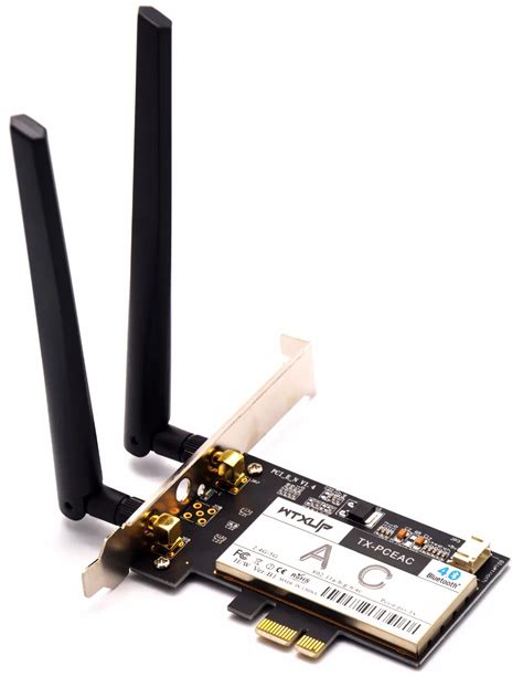 WTXUP DW1820A 802 11ac 1200Mbps Desktop PCi E WiFi Adapter Bluetooth