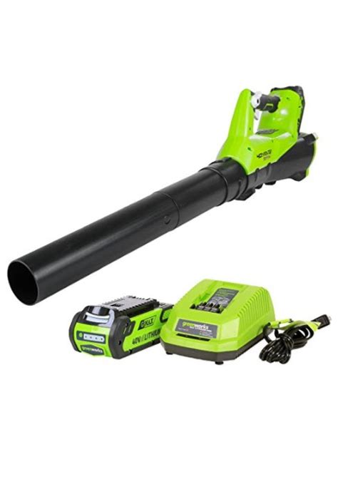 Greenworks 40v 185 Mph Variable Speed Cordless Blower Vacuum 40 Ah Battery