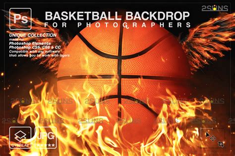 Basketball Backdrop Sports Background Graphic By 2SUNS Creative Fabrica