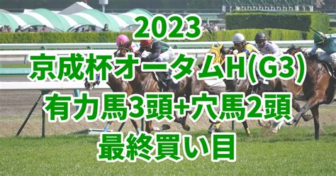 【京成杯オータムハンデ2023予想】本命で買いたい3頭穴馬2頭はこちら！ うましる