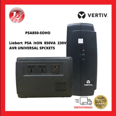 Liebert PSA ItON 850VA 230A AVR Universal Socket PSA850 SOHO Lazada