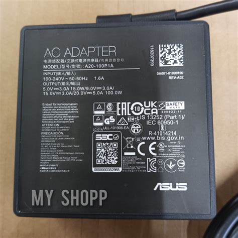 Jual Adaptor Charger Laptop Asus Rog Zephyrus G G M S Type C