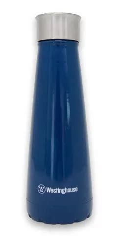 Termo De Acero Inoxidable Westinghouse De 260 Ml Color Azul Meses Sin