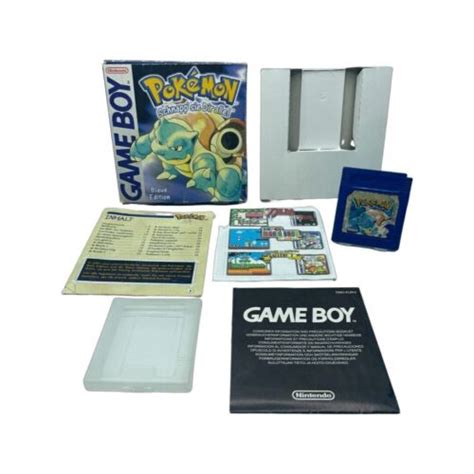 Pokemon Blaue Edition Nintendo Game Boy Gameboy CIB OVP