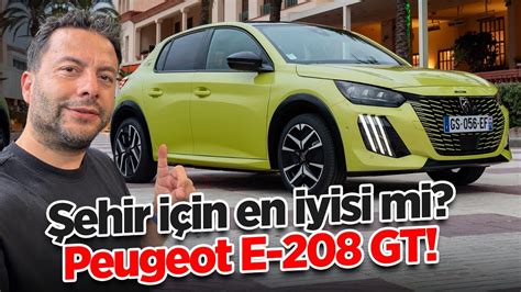 PEUGEOT E 208 test sürüşü ve ilk inceleme Sonunda Türkiyeye geliyor