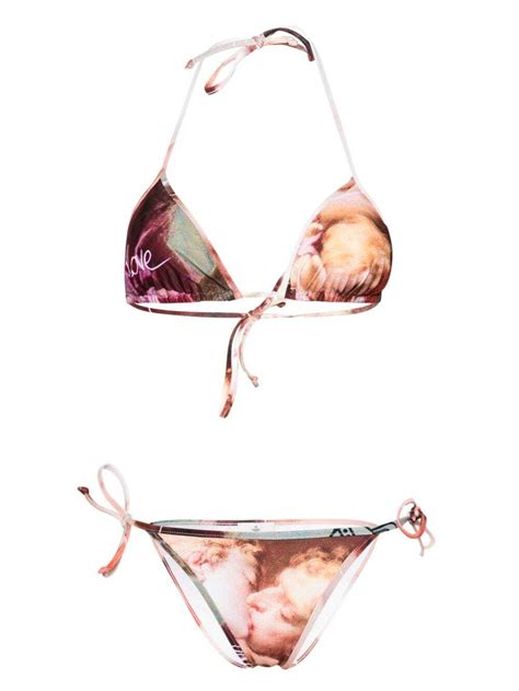 Vivienne Westwood The Kiss Triangle Cup Bikini Pink Editorialist