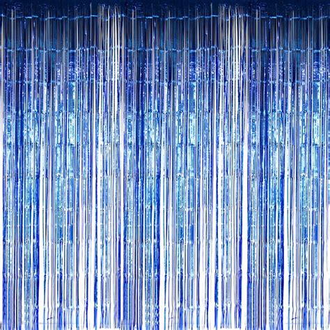 Blue Foil Curtains Foil Curtain Blue Foil Curtains