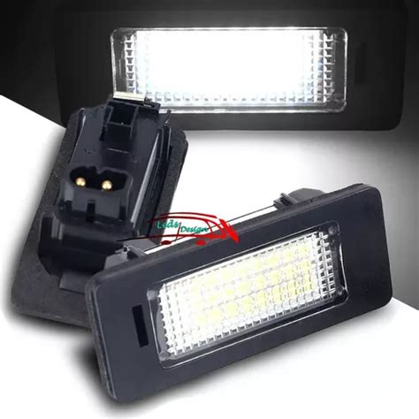 2 Luz Placa Led Vw Virtus Jetta Passat Variant Golf Touareg