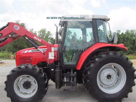 Massey Ferguson 5455 Diesel Farm Tractor Cab 4x4 Loader