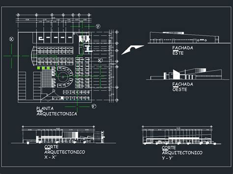 Mercado Municipal En AutoCAD Descargar CAD 124 12 KB Bibliocad