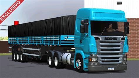 Skin Scania R Azul Na Granel Exclusivo Skins Games Truck