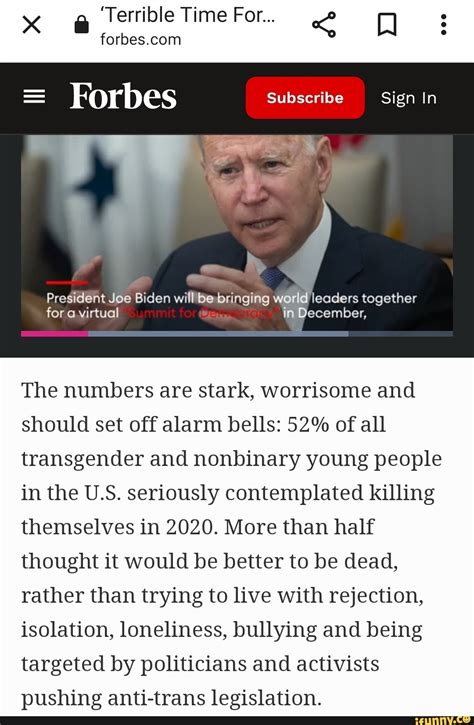 X Terrible Time For Forbes Subscribe Sign In President Joe Biden