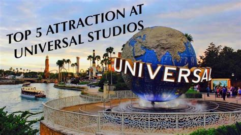 Top 5 Attraction At Universal Studios Orlando Youtube