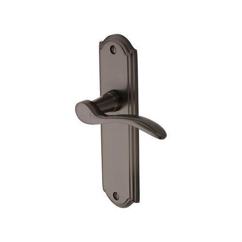 Heritage Brass Door Handle Lever Latch Howard Design Matt Bronze Finish Handles4doors