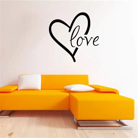 Aw9509 Romantic Love Quotes Wall Decals Quote Decorations Living Room Sticker Bedroom Wall