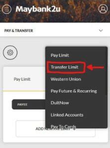 Cara Ubah Transfer Limit Maybank U Dan Limit Pengeluaran Wang Kad Debit