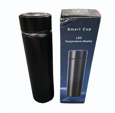 Stainless Steel SmartCup LED Display Temperature Water Bottle Capacity