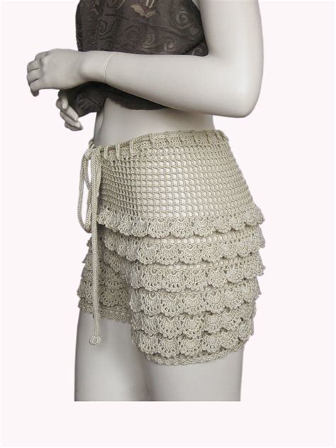 Handmade Crochet Beach Shorts Lace Shorts Crochet Shorts - Etsy