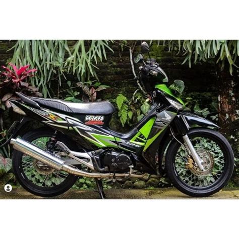 Jual Striping Sticker Lis Body Honda Supra X Hitam Hijau Shopee