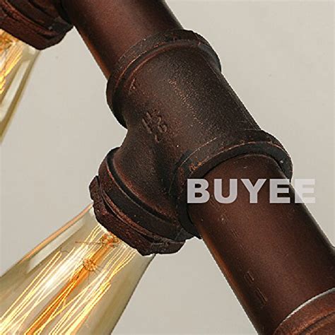 Buyee Industrial Vintage Rustic Steampunk Metal Pipe Retro Ceiling