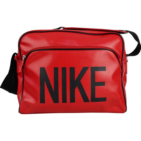 Nike Heritage Shoulder Bag - Gym Red - Tennisnuts.com