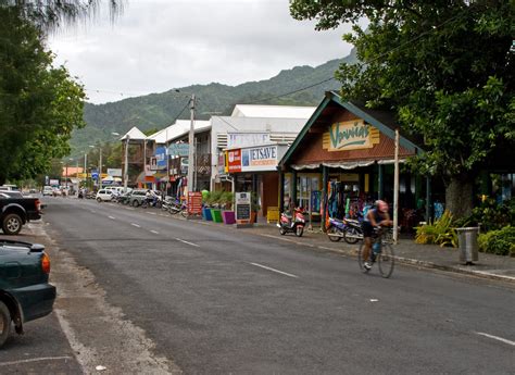 Downtown Avarua Avarua The Main Town On Rarotonga In The Flickr