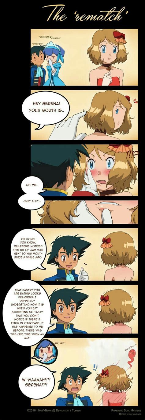 Pin By Takumi Abadejo On Pokémon Xyandzamourshipping Pokemon Ash And Serena Pokemon Manga