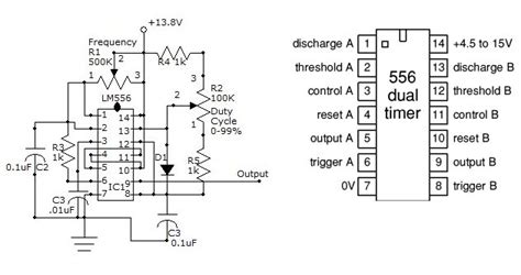 How To Use Lm556 Pwm For Freq And Duty Cycle All About Circuits