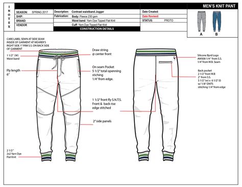 Tech Pack Examples on MassArt Portfolios