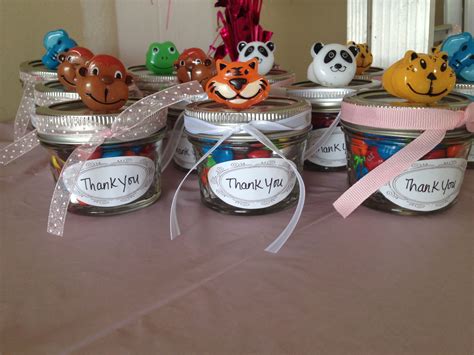 Easy Mason Jar Party Favors For Animal Themed Party Kids Birthday