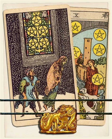 Five Of Pentacles And Ten Of Pentacles Combination Reading With