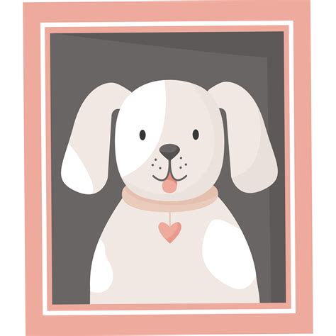 Photo Frame Portrait Of Dog 31113927 Png
