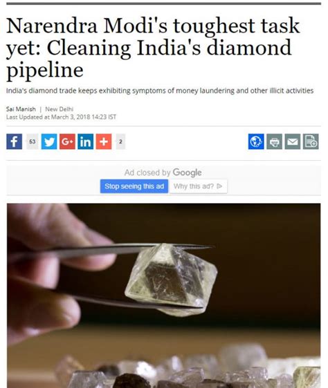 Troppo Import Per Un Paese Produttore Scandalo Diamanti In India Igr