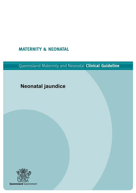 Pdf Queensland Neonatal Jaundice Clincial Guideline Email Ip