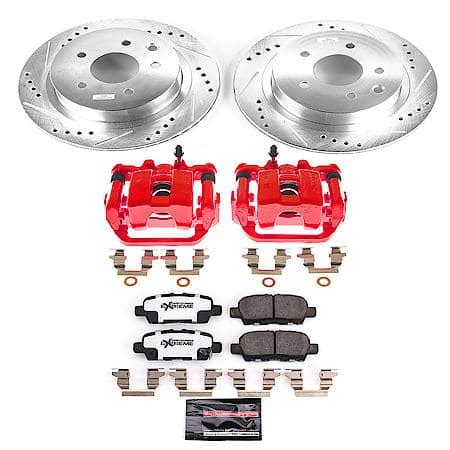 Powerstop Carbon Fiber Ceramic Disc Pad And Rotor Brake Kit Z