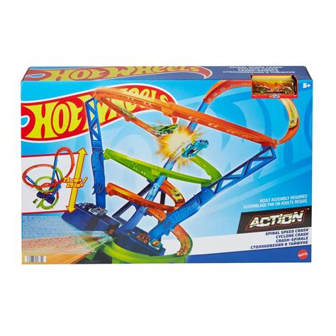 Hot Wheels Action Hyper Speed Crash Racebaan