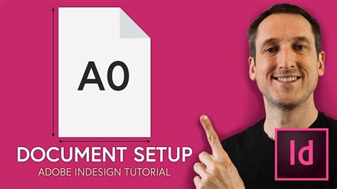 How To Set Up An A Document In Adobe Indesign Youtube