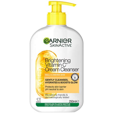 garnier skin active crema detergente illuminante alla vitamina   ml