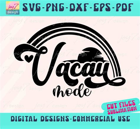 Vacay Mode SVG PNG Vacay Png Sunset Svg Vacation Svg Etsy Ireland