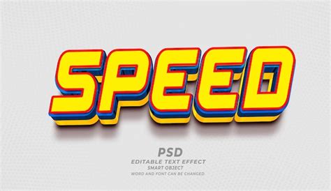 Plantilla Psd De Photoshop Con Efecto De Texto Editable En 3d De