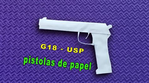 Origami Armas Como Hacer Una Pistola De Papel Arma De Papel Youtube