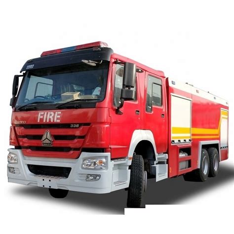 Sinotruk 4X2 6X4 16000 Liters Water Foam Fire Fighting Truck HOWO Fire