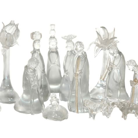 Murano Glass Nativity Scene By Ermanno Nason