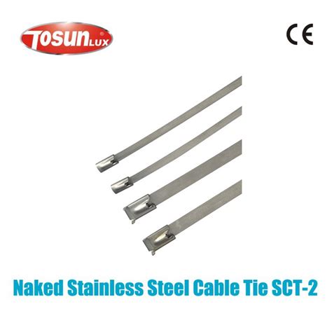 China SCT 2 Naked Stainless Steel Cable Tie Proveedores Comprar Al