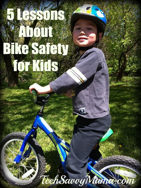 {sponsored} 5 Lessons About Bike Safety for Kids - Tech Savvy Mama