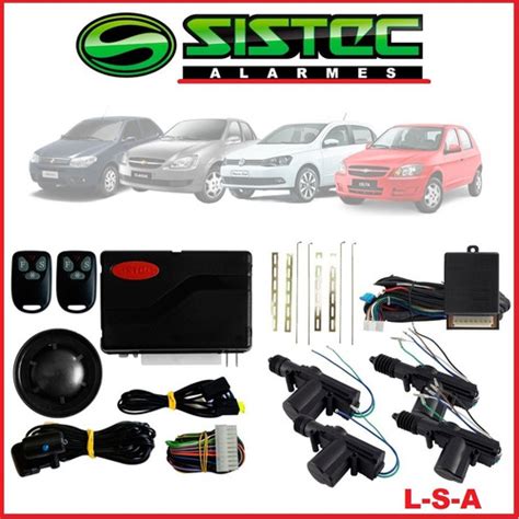 Alarme Automotivo Sistec Sxt 986 Trava Elétrica 4 Portas Frete grátis