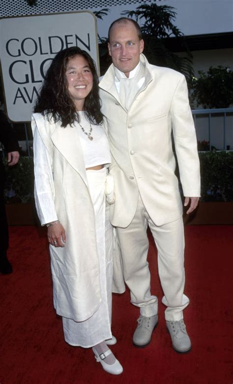 Laura Louie and Woody Harrelson | Celebrity Couples at the 1997 Golden ...