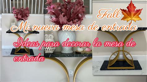 DOS IDEAS PARA DECORAR LA MESA DE ENTRADA PARA OTOÑO YITAHOME MODERN